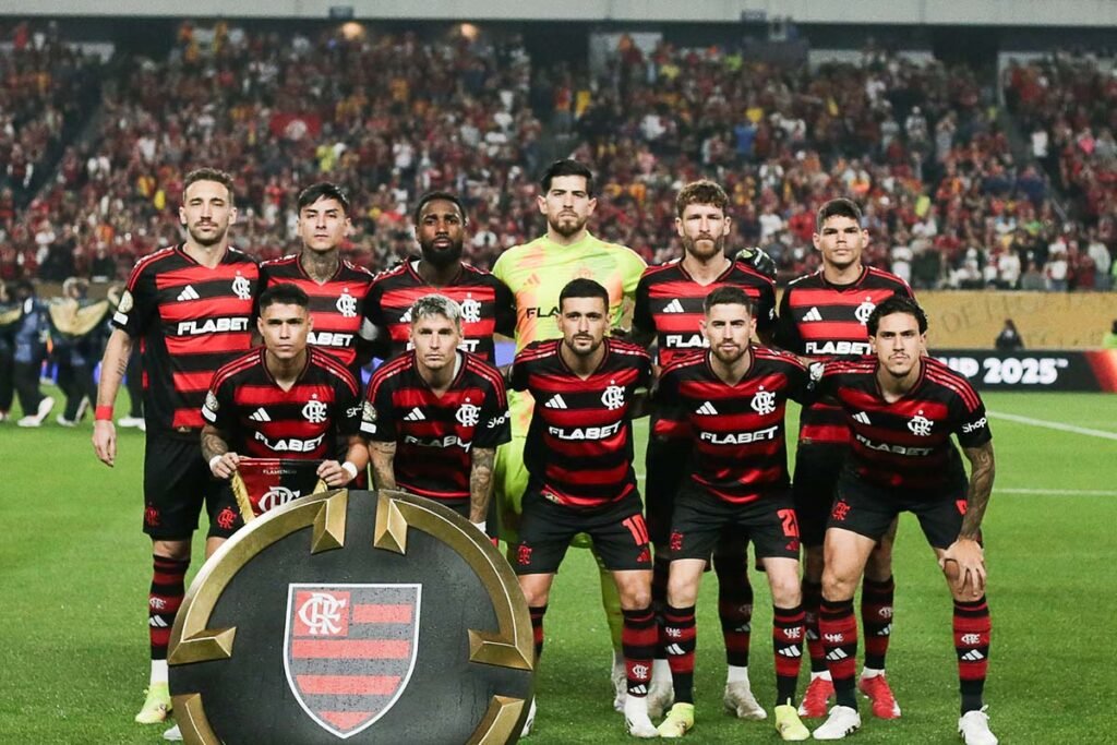 Escalação do Flamengo para o confronto de hoje contra o Chelsea