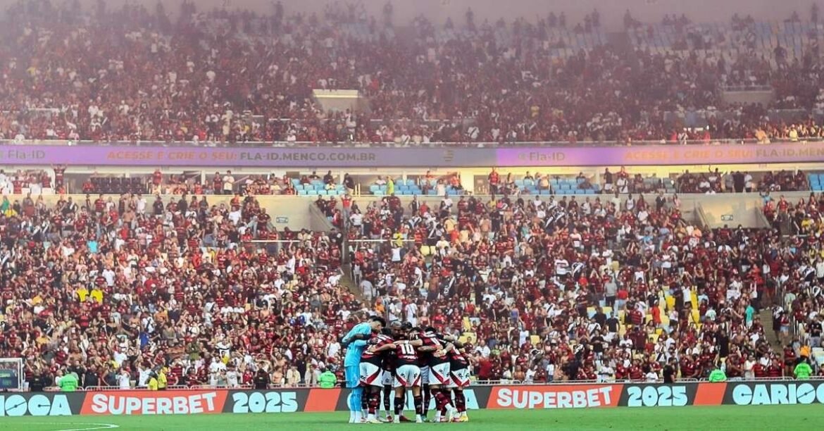 Gerson envia mensagem à torcida antes da partida Flamengo x Vitória no Brasileirão