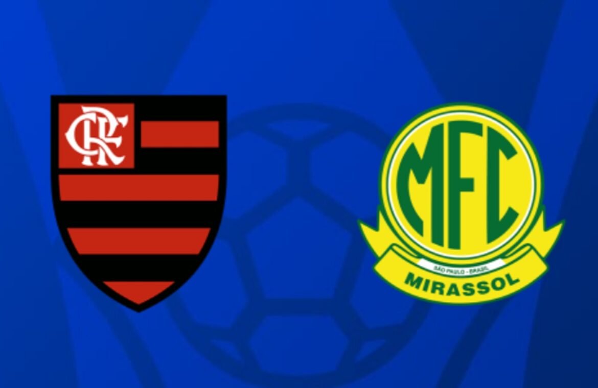 Flamengo x Mirassol hoje (09/08): como assistir ao vivo, horários, escalações e desfalques confirmados.