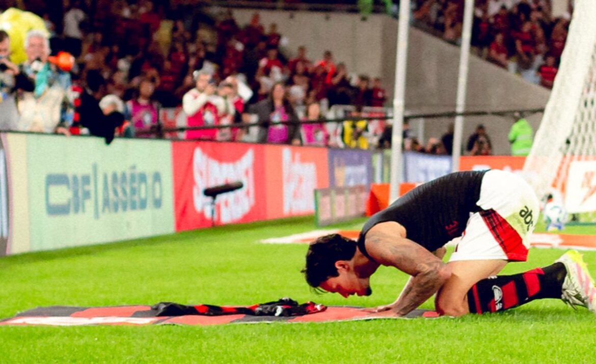 Pedro celebra a vitória expressiva, mas destaca o verdadeiro foco do Flamengo.