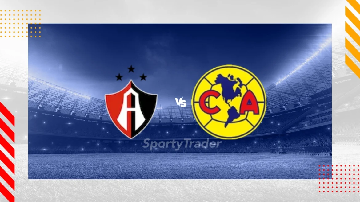 Previsão Atlas FC x CF América - Liga MX 24/08/2025