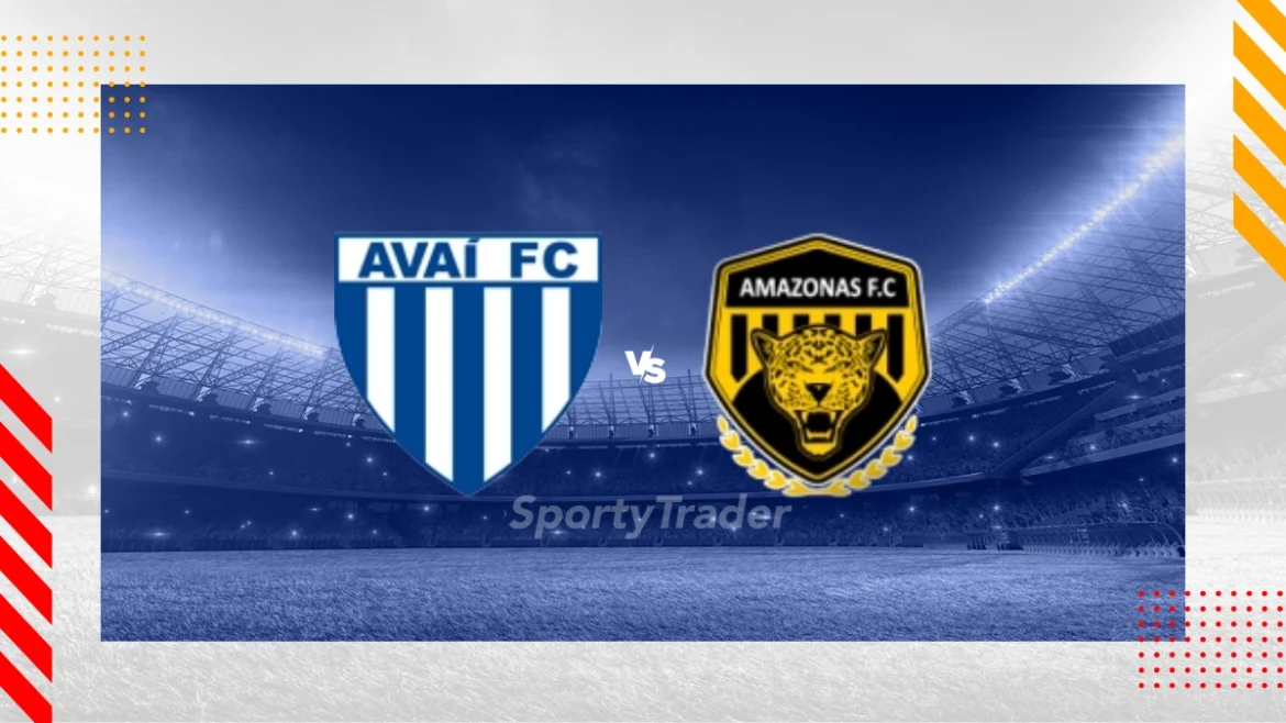 Previsão Avaí x Amazonas FC - Brasileirão Série B 25/08/2025
