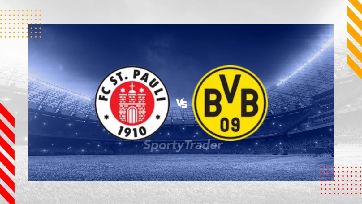 Previsão St. Pauli x Borussia Dortmund na Bundesliga em 23/08/2025