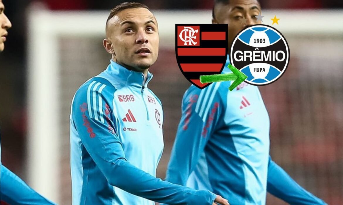 Everton Cebolinha projeta saída do Flamengo e empolga o Grêmio.