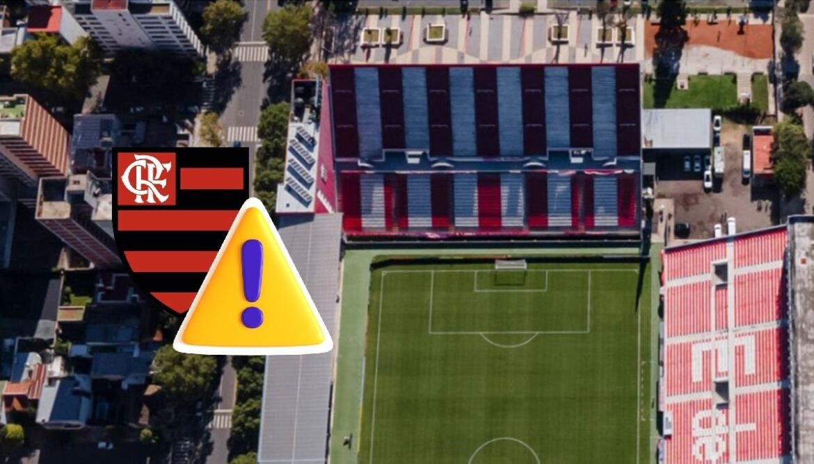 Flamengo alerta torcedores sobre perigos no estádio do Estudiantes.