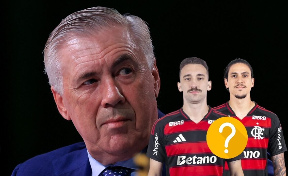Ancelotti pode chamar um atleta do Flamengo para a Data FIFA de novembro.