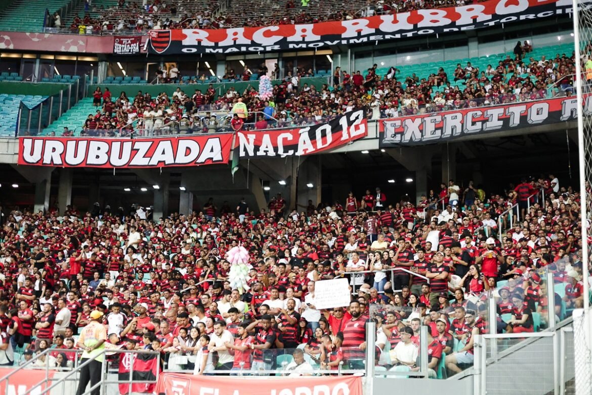 Flamengo segue em ascensão e leva Bahia a alcançar recorde de público em 2025.
