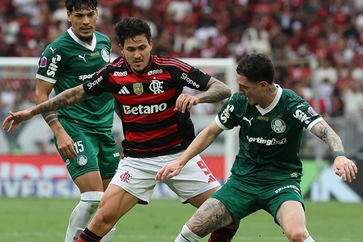 Flamengo vence Palmeiras por 3 a 2 e alcança recorde de audiência na Globo.