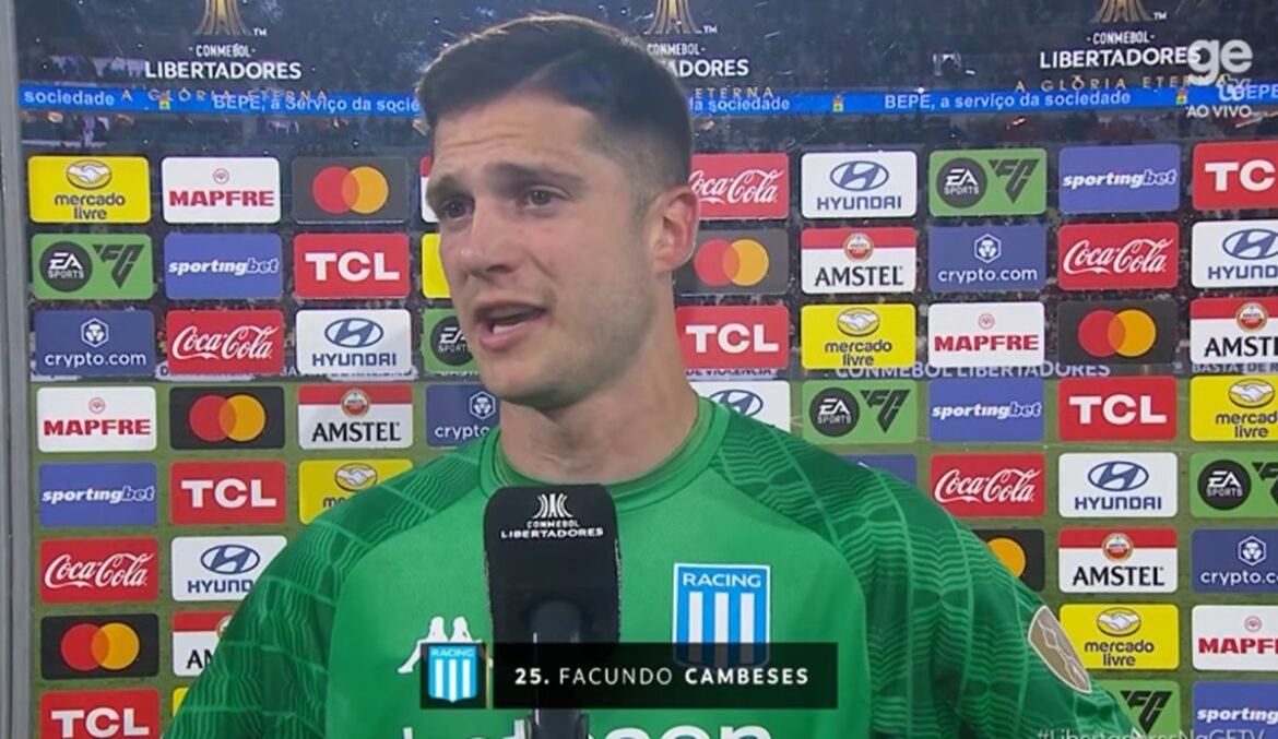 Goleiro do Racing manda recado ao Flamengo para partida no El Cilindro