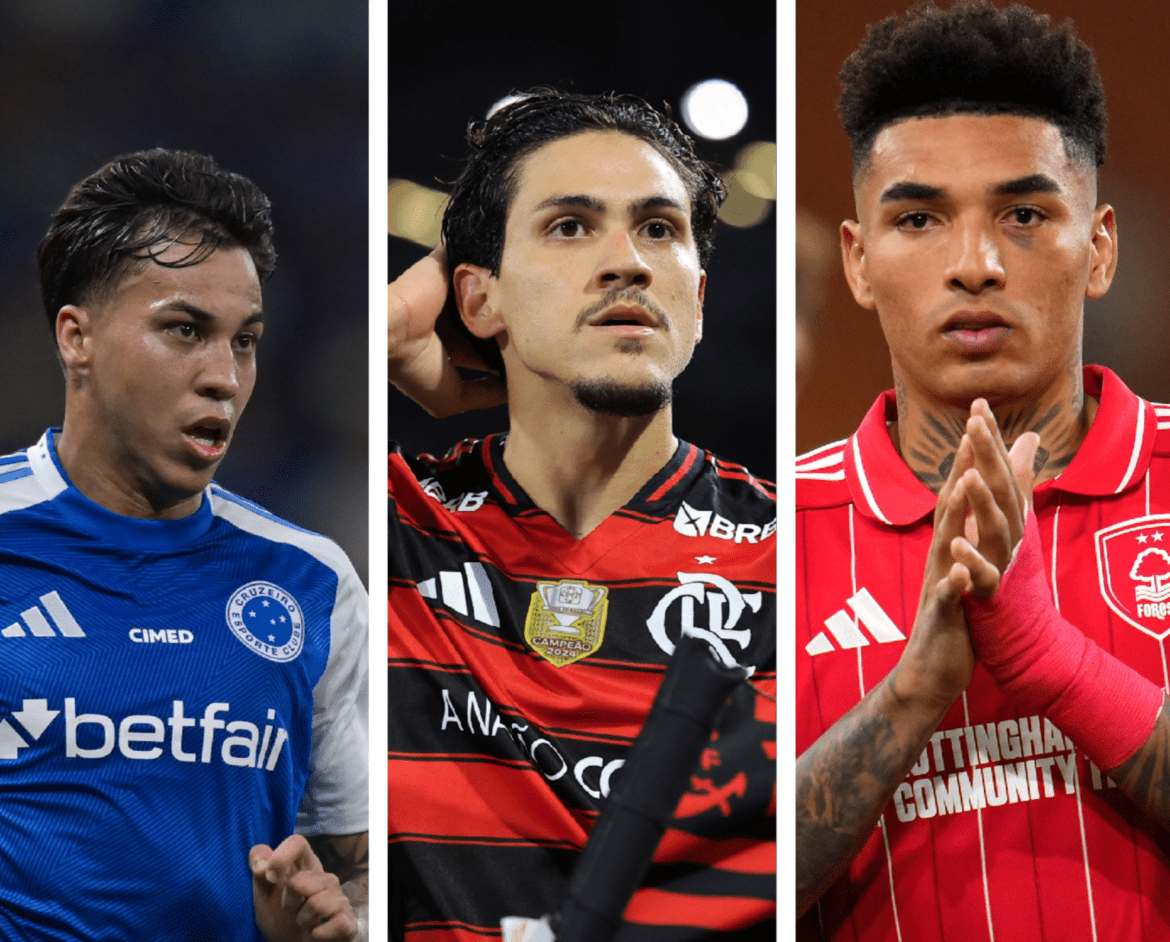 Pedro, Igor Jesus e Kaio Jorge: uma análise comparativa dos atacantes mencionados por Ancelotti na convocação.