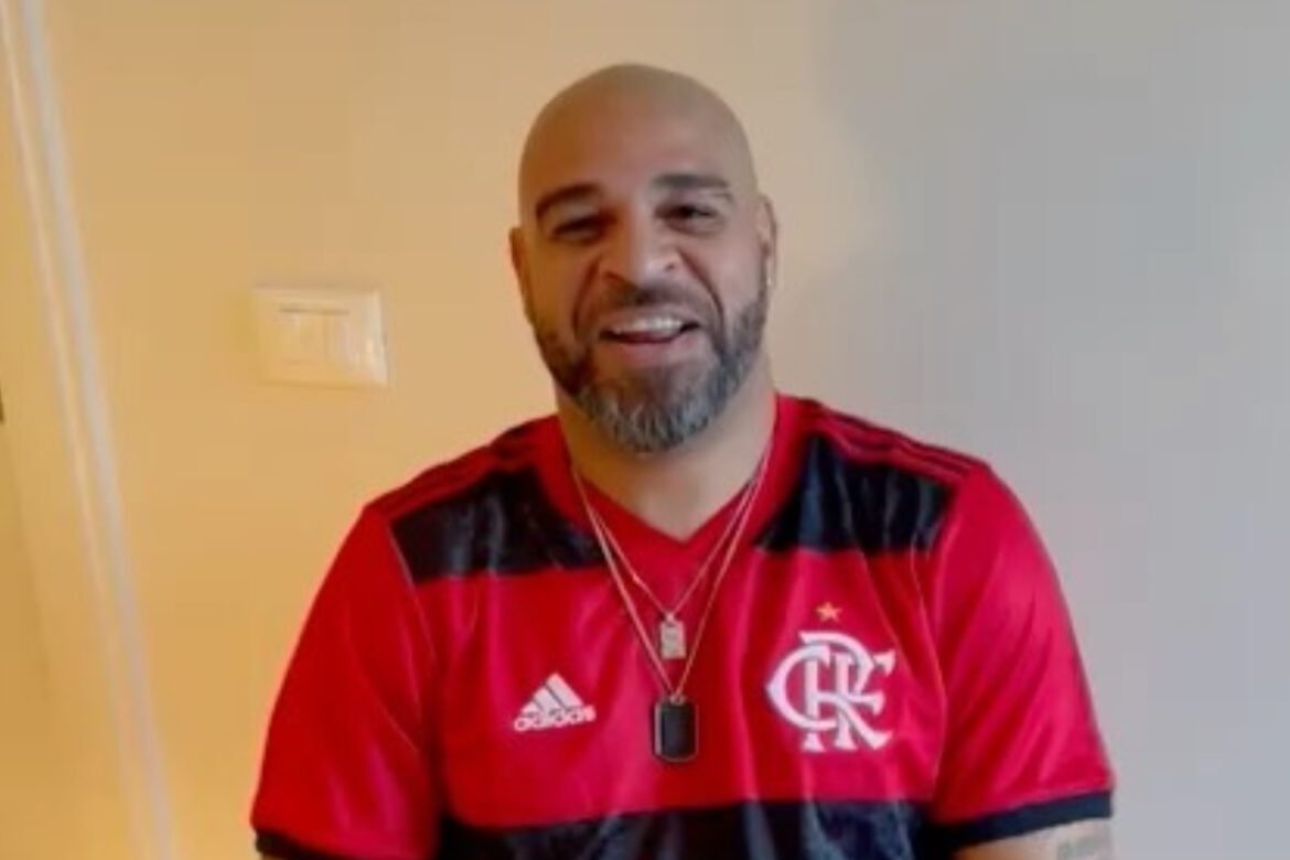 Adriano Imperador recorda a conquista do Flamengo contra o Atlético-MG em 2009.