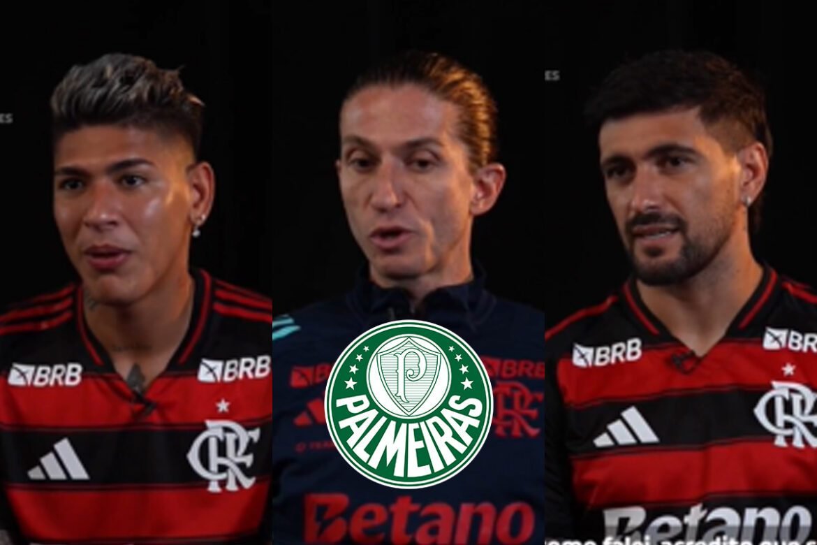 Filipe Luís, Arrascaeta, Jorginho e Carrascal compartilham suas opiniões sobre o Palmeiras na final da Libertadores.