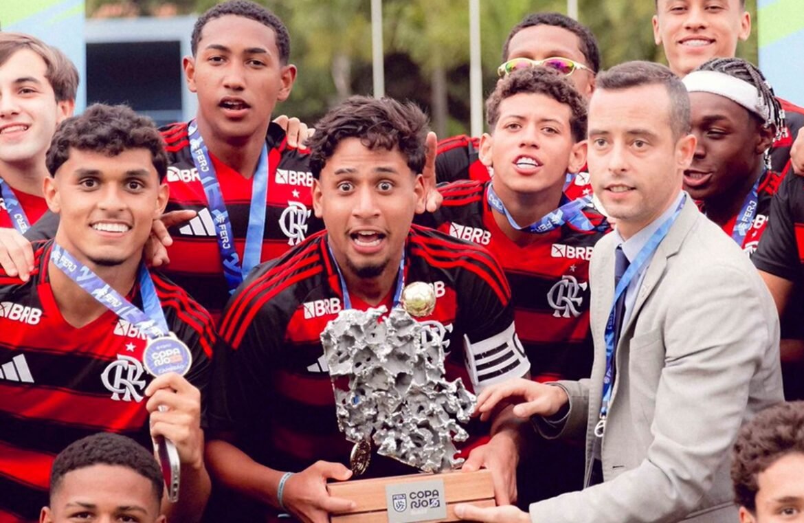 Flamengo supera susto e conquista o título da Copa Rio Sub-17 contra o Vasco