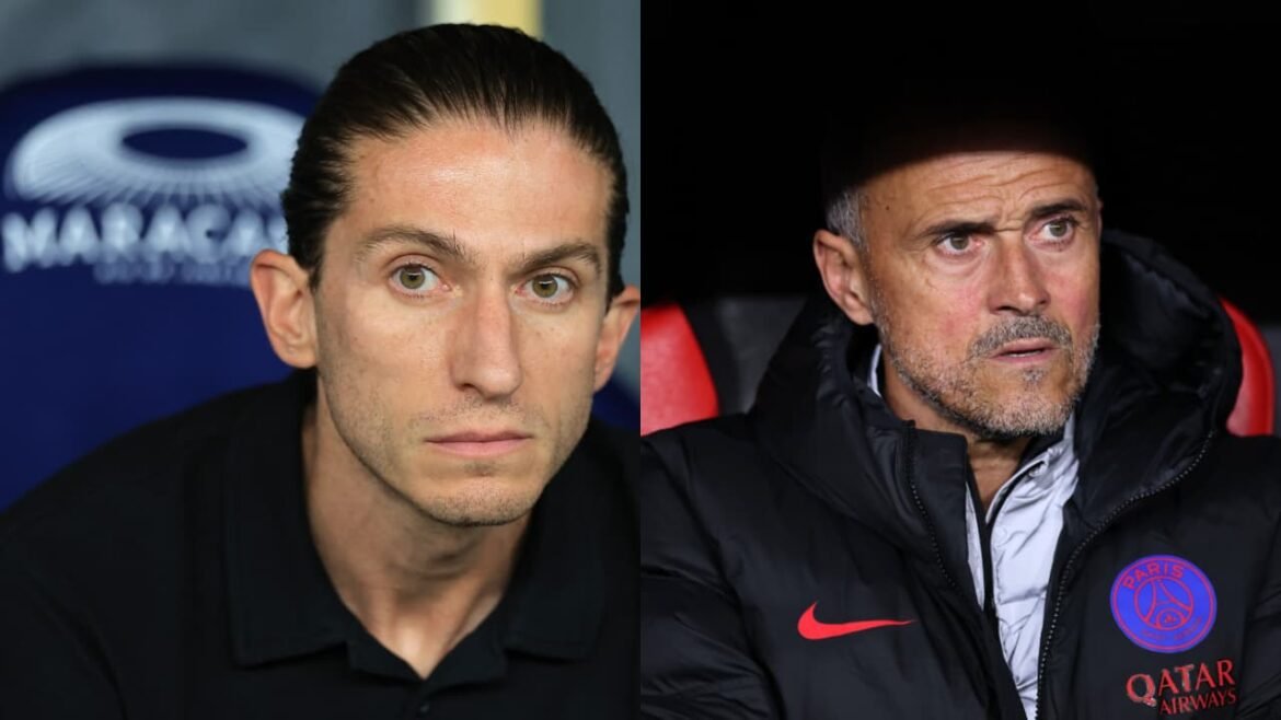 Filipe Luís se pronuncia sobre Luis Enrique e menciona histórico de confrontos com o técnico do PSG; confira os dados.