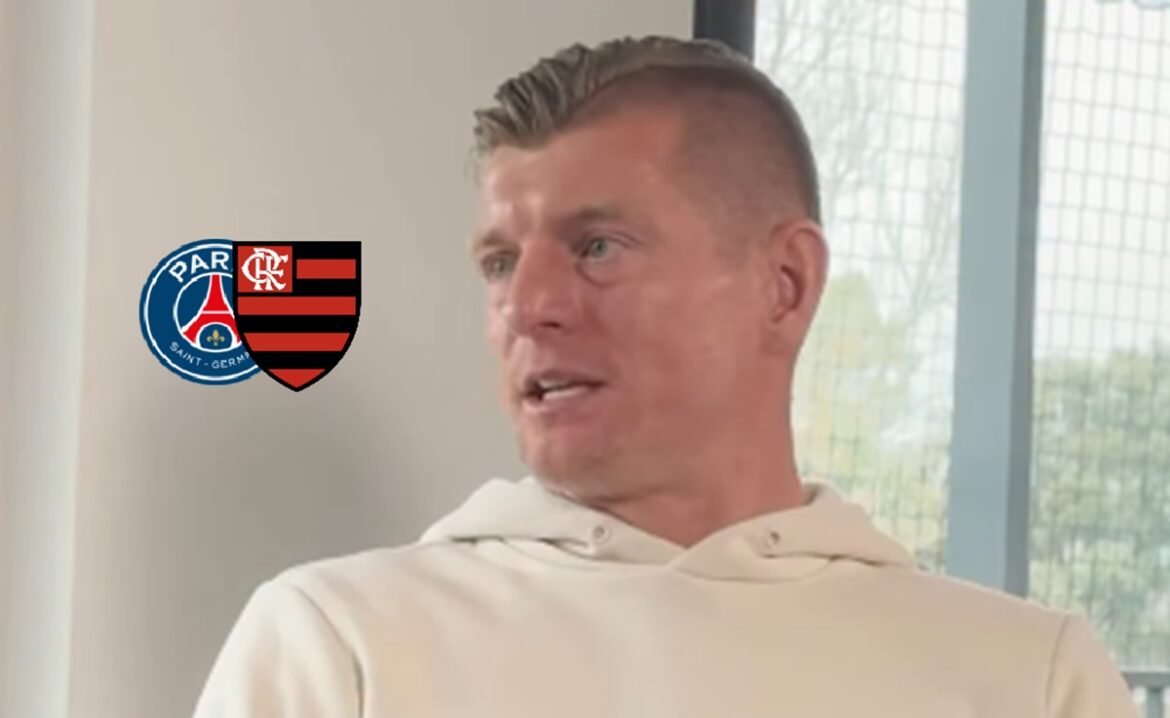 Toni Kroos não hesita ao opinar sobre o confronto entre Flamengo e PSG.