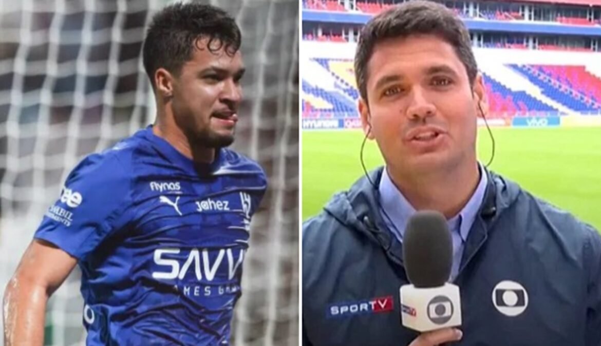 Marcos Leonardo no Flamengo é uma possibilidade mencionada por Marcelo Courrege.