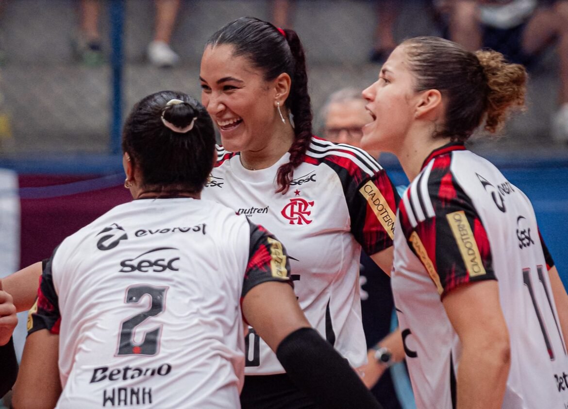Sesc Flamengo inicia 2026 com triunfo contra Barueri e mantém a liderança na Superliga.