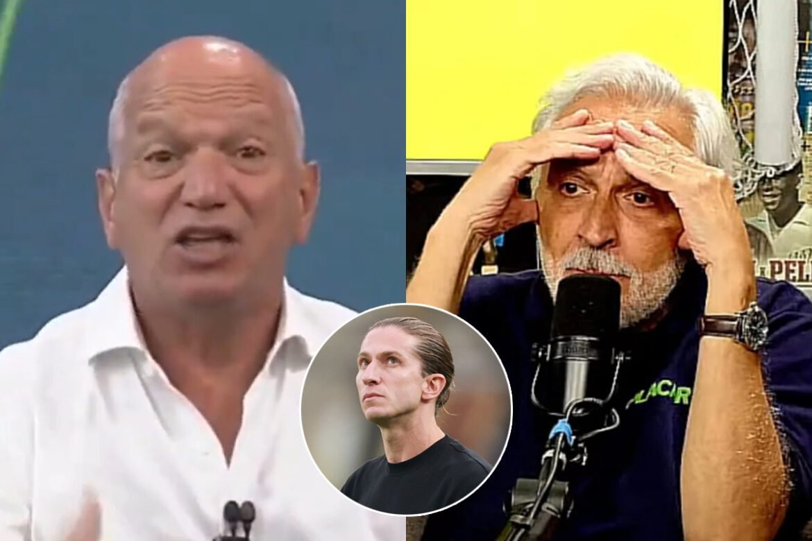 Sormani e Elia Júnior comentam duramente sobre Filipe Luís após desempenho insatisfatório do Flamengo.