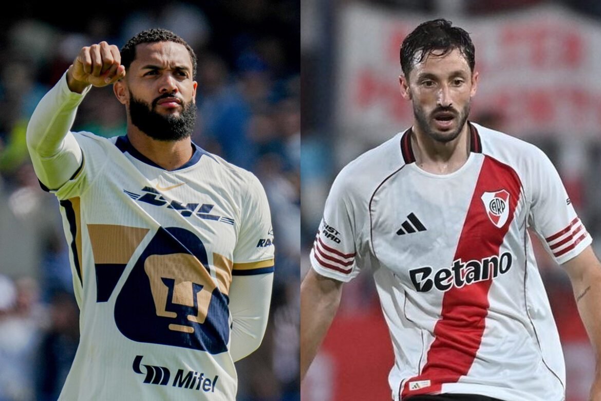 Viña e Juninho fazem suas estreias pelo River Plate e Pumas; confira o desempenho deles.