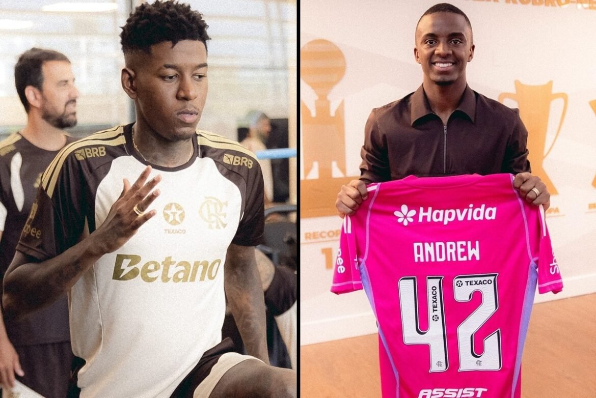 Vitão e Andrew marcam data para se encontrarem com a torcida do Flamengo pela primeira vez.