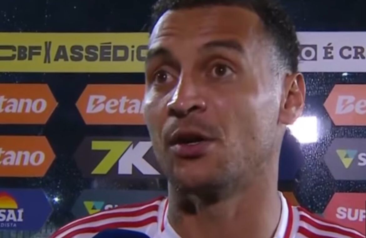 Alan Patrick reconhece erro após empate com o Flamengo.
