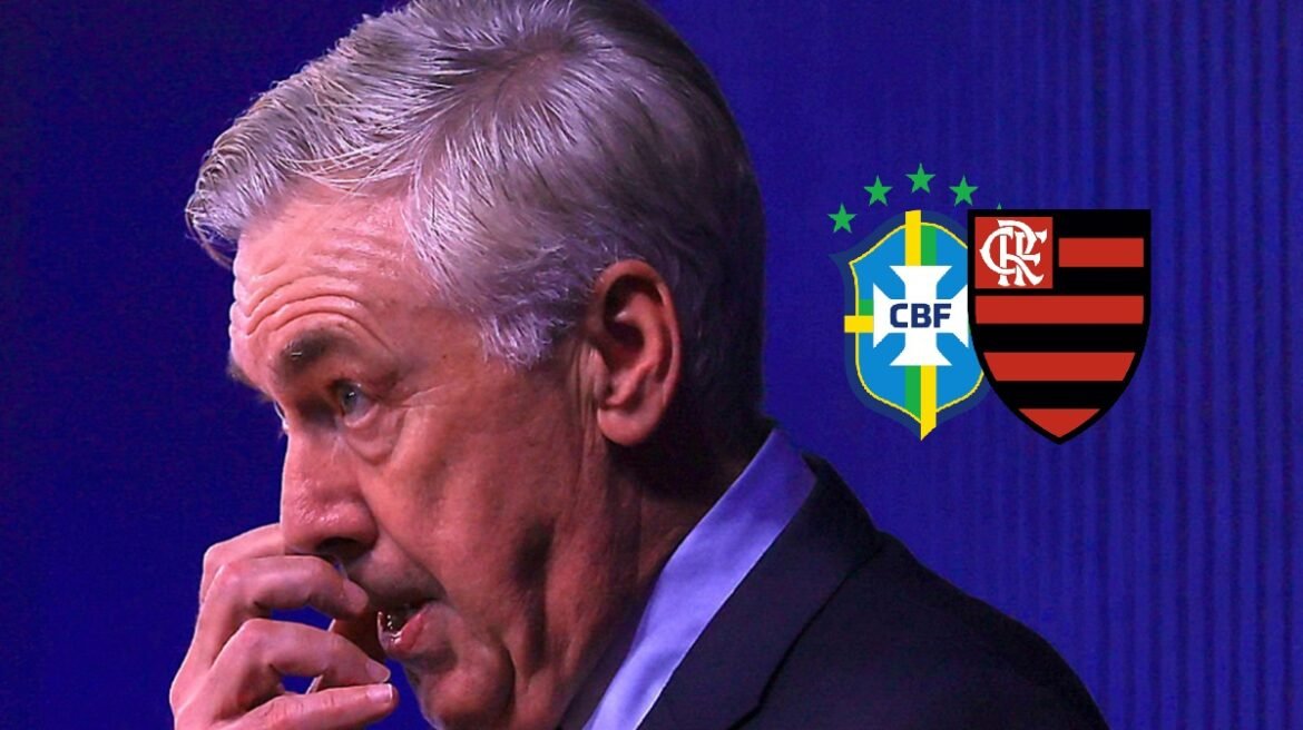 Ancelotti pode convocar dois atletas do Flamengo para a Copa do Mundo.