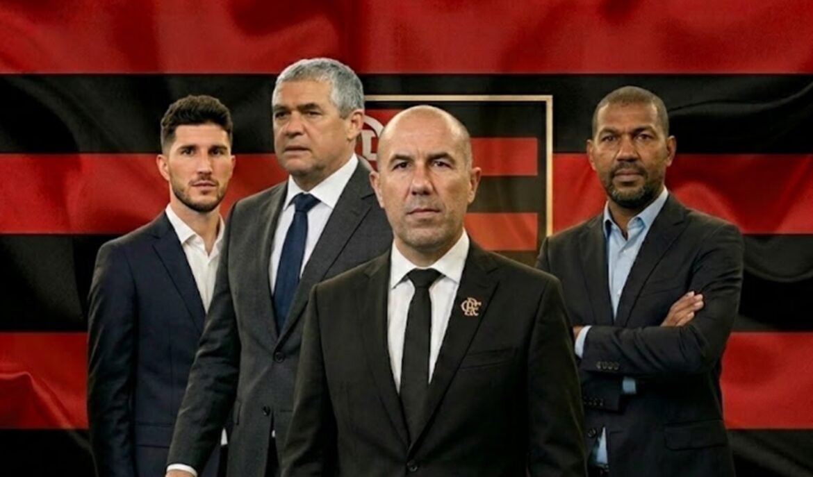Descubra a equipe de treinadores de Leonardo Jardim no Flamengo.