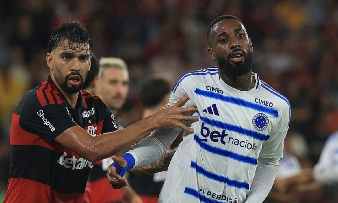 Flamengo vence Cruzeiro por 2 a 0: time carioca domina os mineiros no retorno de Gerson.