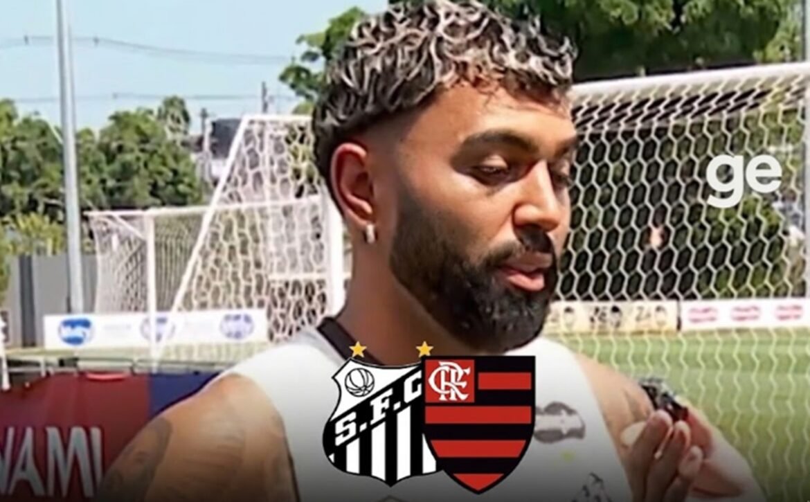 Gabigol se pronuncia ao GE sobre sua lealdade entre Flamengo e Santos.