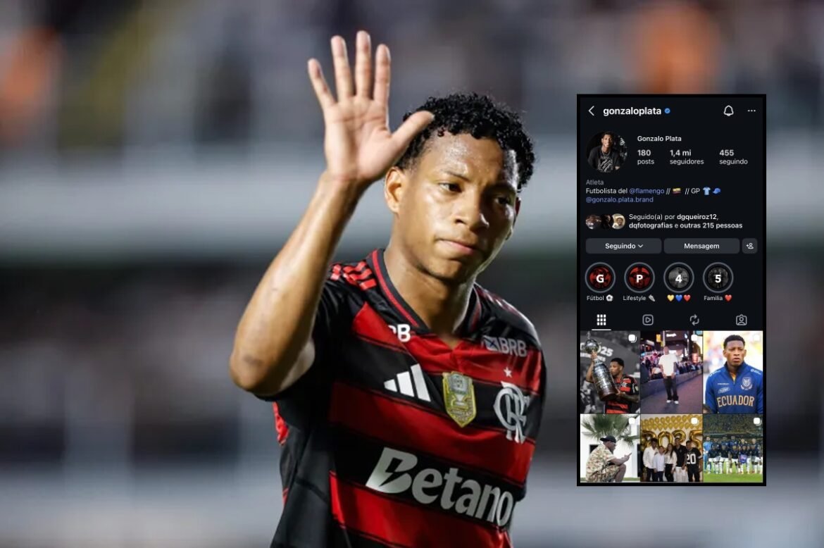 Gonzalo Plata apaga fotos do Flamengo de seu Instagram; confira!
