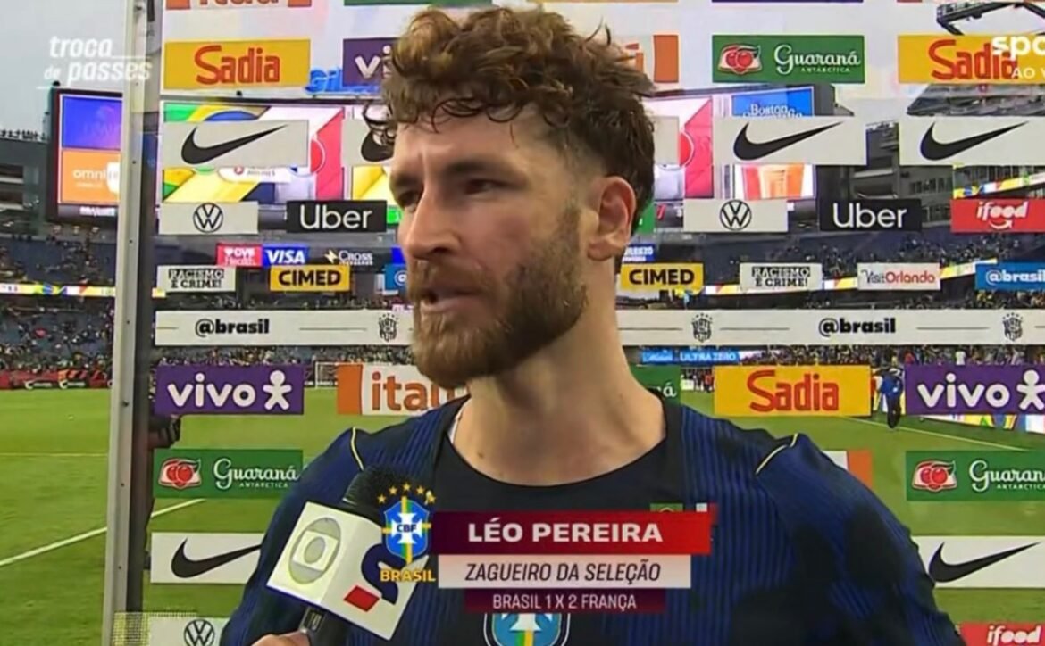 Léo Pereira questiona a vitória da França contra o Brasil e faz desabafo nos Estados Unidos.