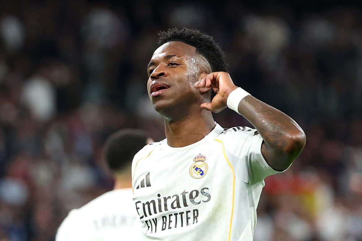 Revelação do Ninho se destaca: Vini Jr. brilha em clássico e garante vitória para o Real Madrid.