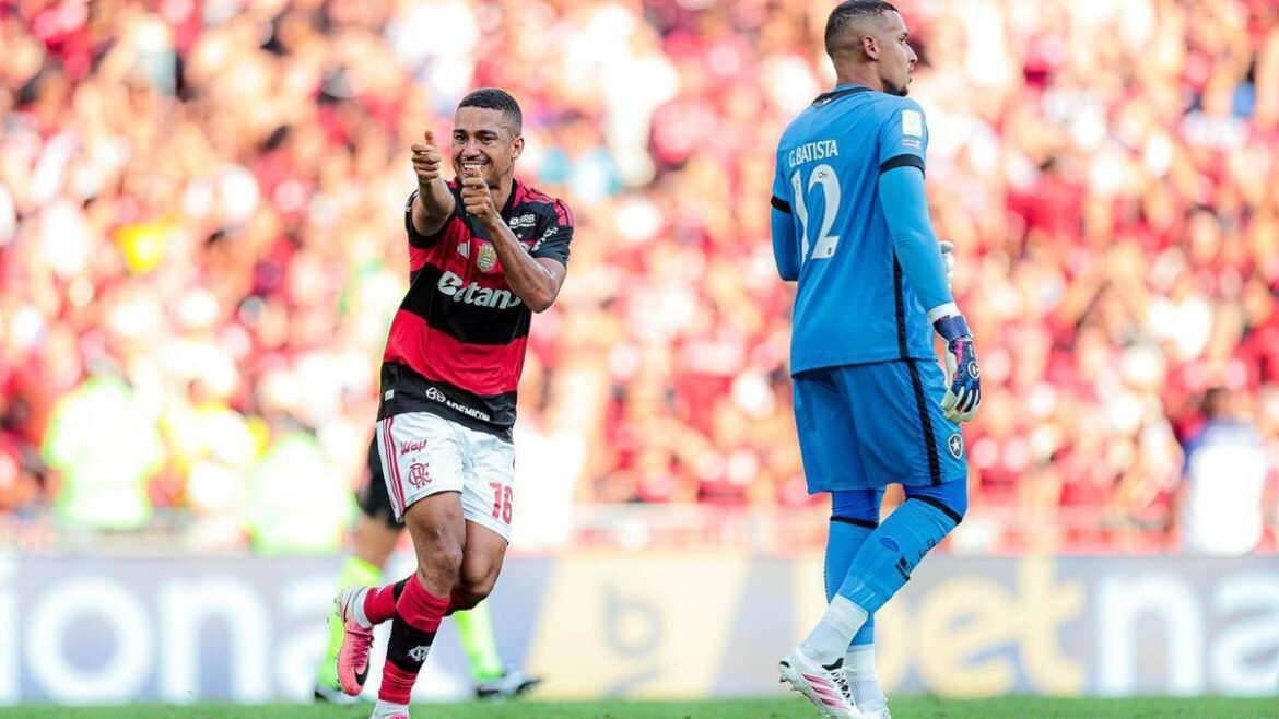 Flamengo derrota o Botafogo por 3 a 0 no Maracanã e intensifica a disputa.