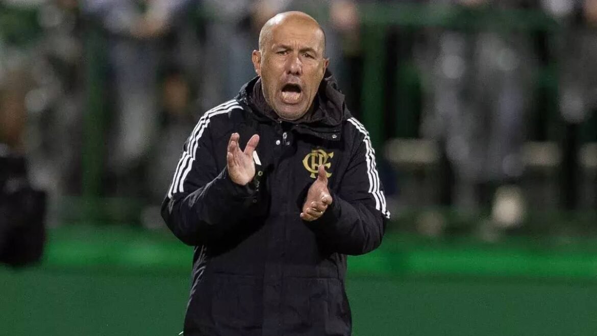 Leonardo Jardim faz críticas ao estado do gramado do Maracanã após vitória do Flamengo sobre o Botafogo por 3 a 0.