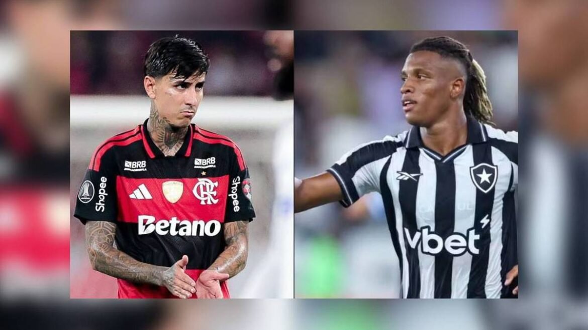 Pulgar e Danilo se destacam como protagonistas no clássico entre Flamengo e Botafogo.
