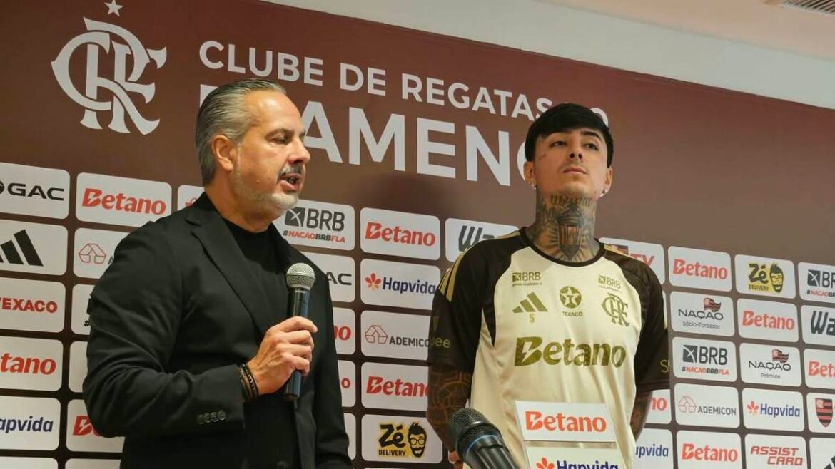 Flamengo estende contrato de Pulgar até 2029 e destaca a importância da paciência na equipe.