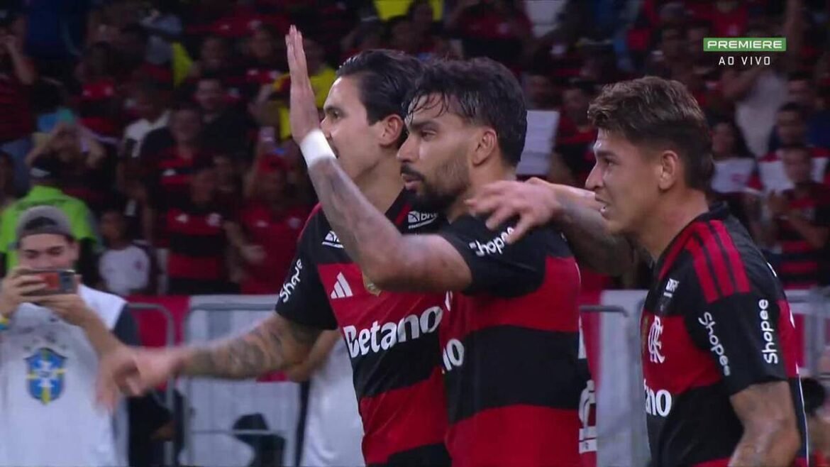 Pulgar sente dor na coxa e gera preocupação para o Flamengo no confronto contra o Mirassol.